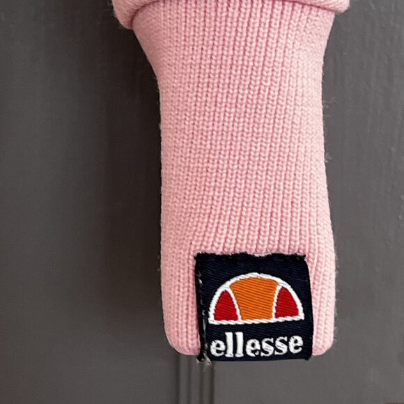 Ellesse Rimini Track Jacket Men's Medium M Pink Blue Stripes Retro Zip Up Sport - Picture 9 of 15